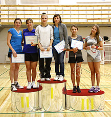 Победители в парном женском разряде